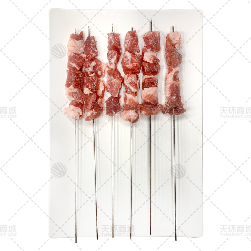 【启梦源】鲜猪肉串 25g*15支*10包  3.75kg