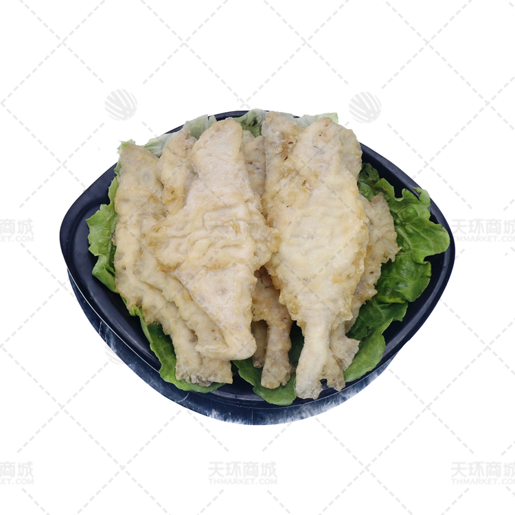 【三匠食品】裹粉香酥小蝶鱼 一袋约20条左右  800g*10包 8kg
