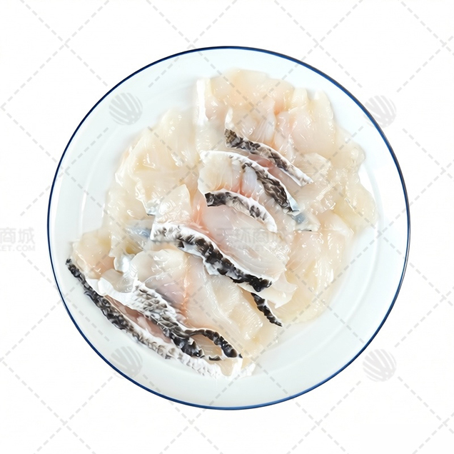 【赛鱼港】免浆黑鱼片250g*25盒  6.25kg