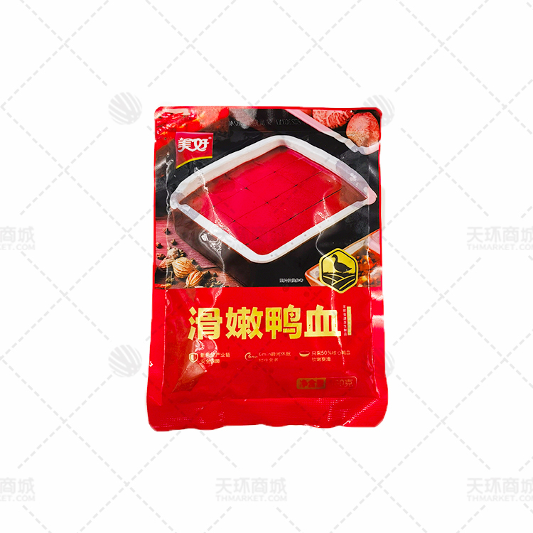 【美好】滑嫩鸭血 500g*10包 5kg