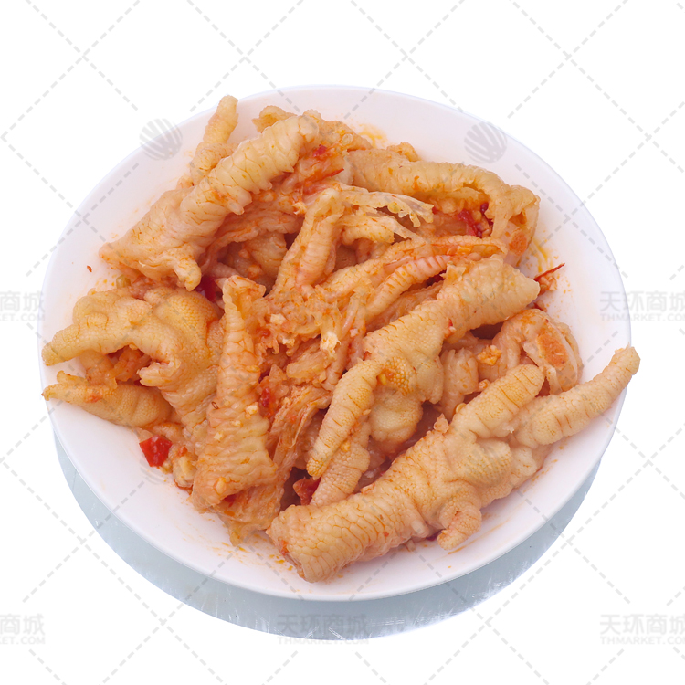 【咸秋】全脱骨酸辣鸡爪  1kg*10包  10kg