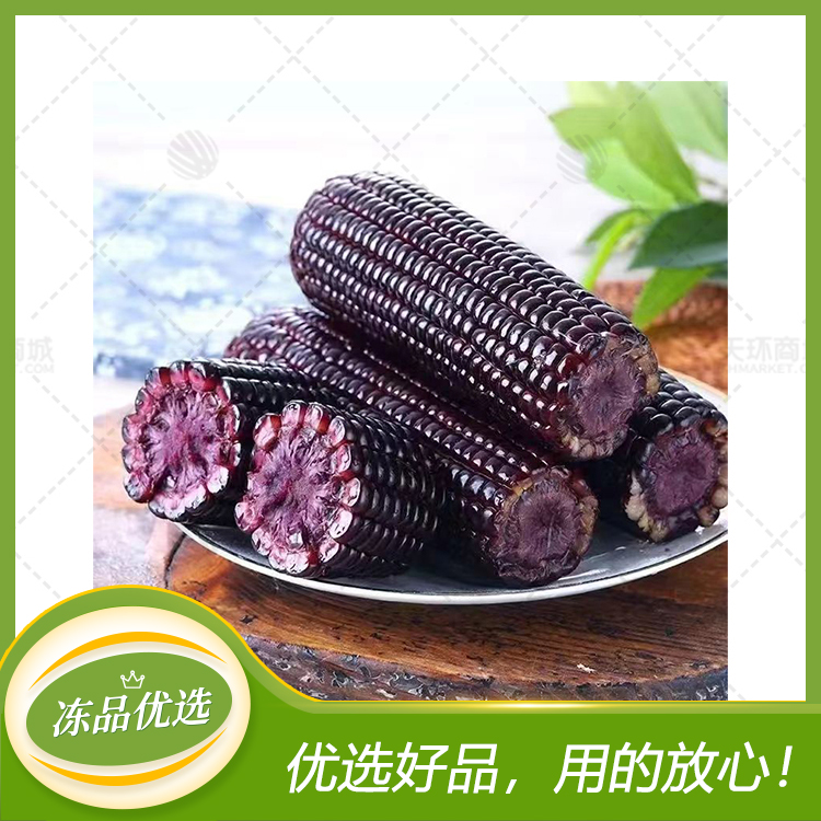 【鑫帝元】速冻甜粘黑玉米棒 A级 40支