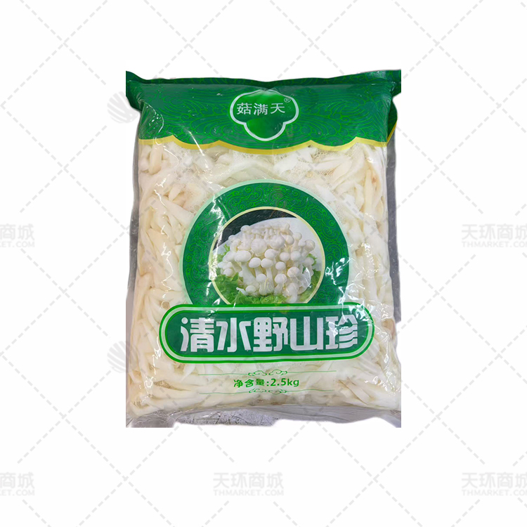 【常温】【菇满天】清水杏鲍菇丝2.5kg*4袋10kg