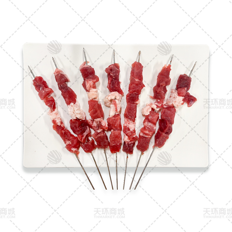 【史青林】牛肉串（钢签） 32g*20支*10包 6.4kg