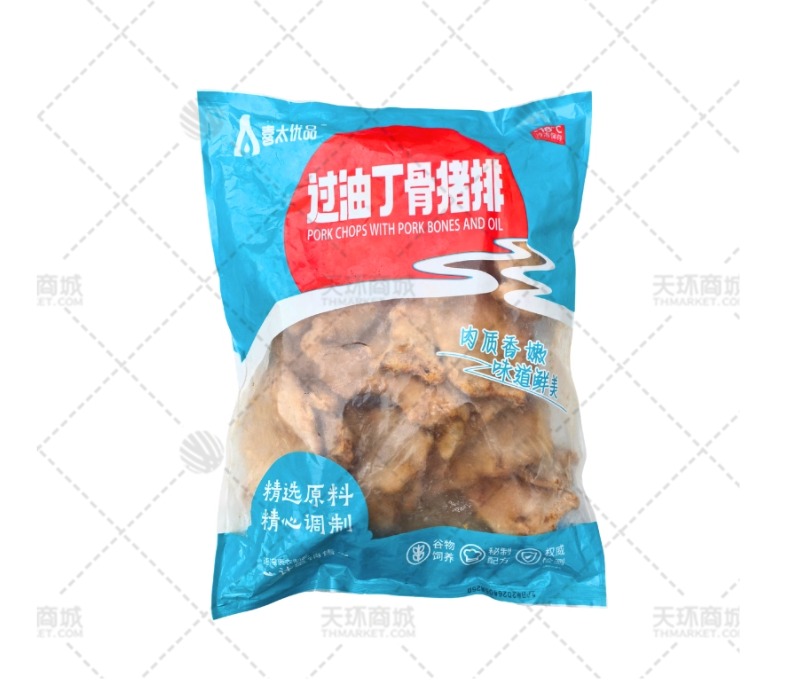 【喜太优品】过油丁骨猪排 80g*20片*4袋  6.4kg