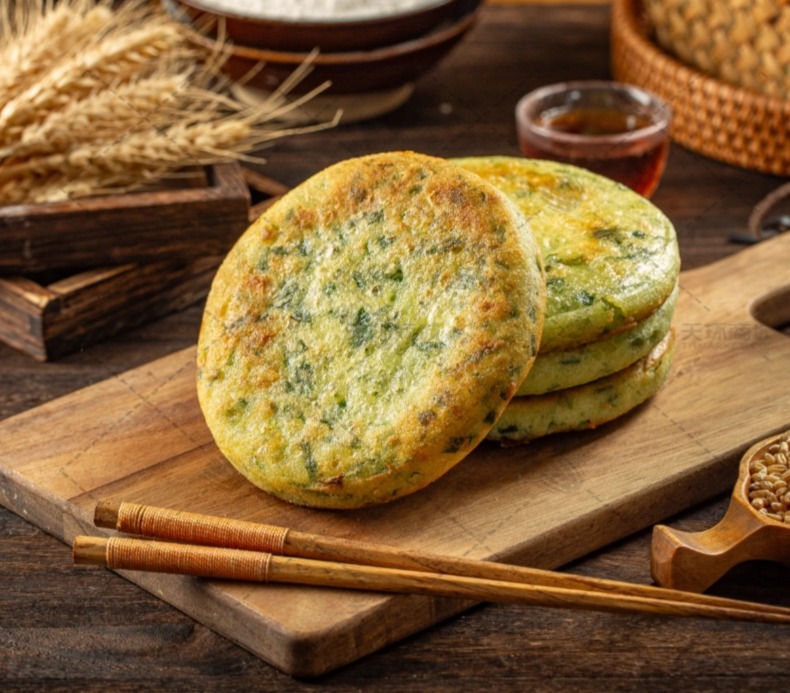 【欣合盛】韭菜烙饼 130g*60只*2包 15.6kg
