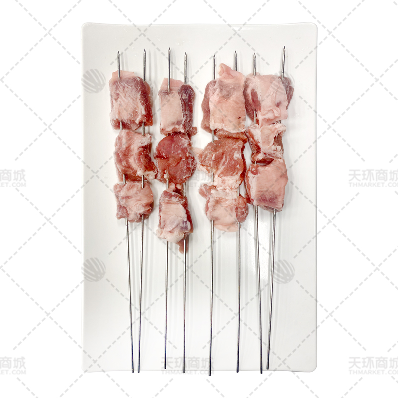 【及时雨】猪油边串  50g*10支*10包   5kg