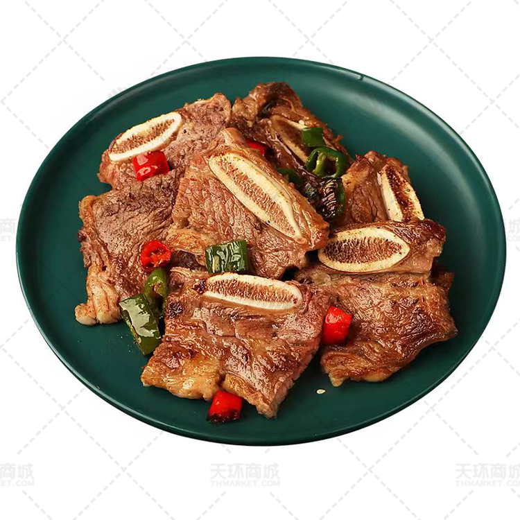 【食秒鲜牛】雪花黑椒牛仔骨 400g*20包 8kg