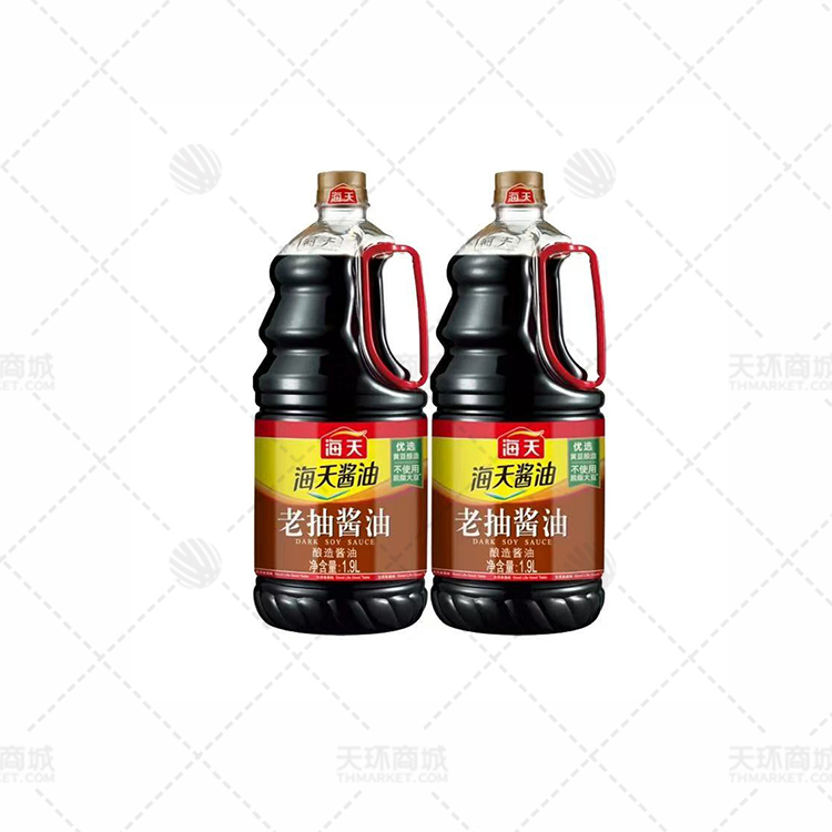 【常温】【海天】老抽酱油1.9L*6毛重14kg