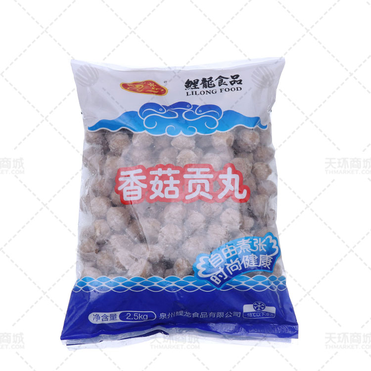 【鲤龙】香菇贡丸2.5kg*4包 (约12g/粒) 10kg