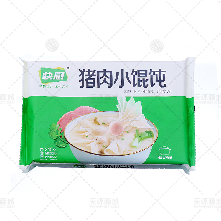 【快厨】猪肉小馄饨   210g*24袋   5.4kg