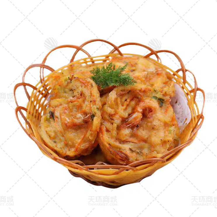 【文玺龙凤】酥脆虾饼 2.5kg*4包   10kg