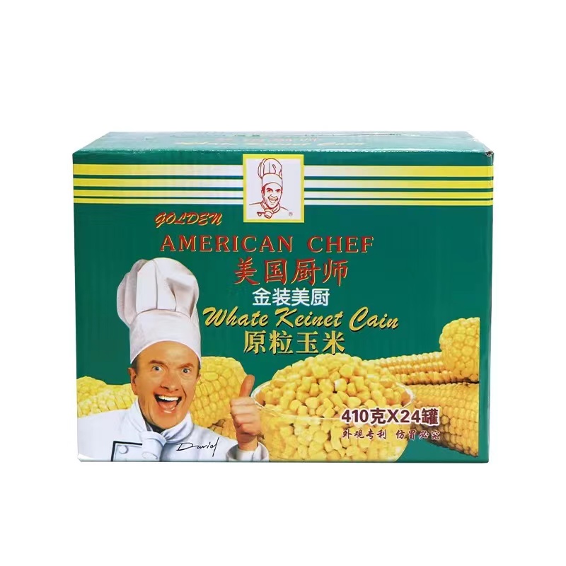 【美国厨师】美国厨师原粒玉米 410g*24瓶 10.2kg