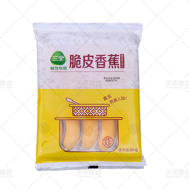 【三全】脆皮香蕉300g*20包  6kg