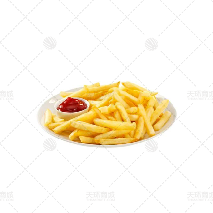 【易化冻】【明达】1/4冷冻薯条 2kg*6包  12kg