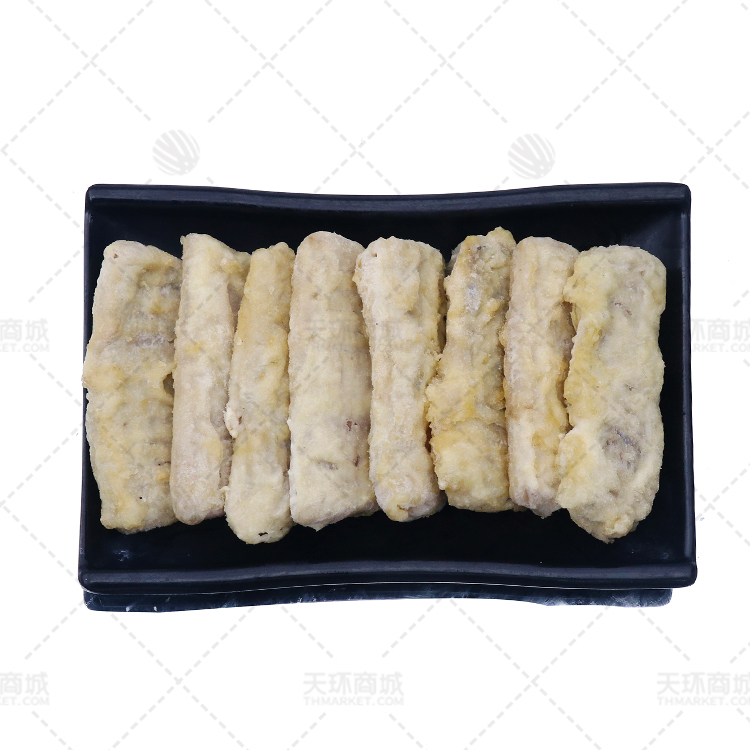 【三匠食品】炸带鱼段  约24段左右 900g*10包 9kg 