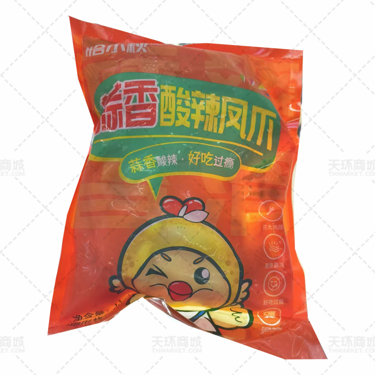【恰小秋】蒜香酸辣凤爪/鸡爪  1kg*10包   10kg