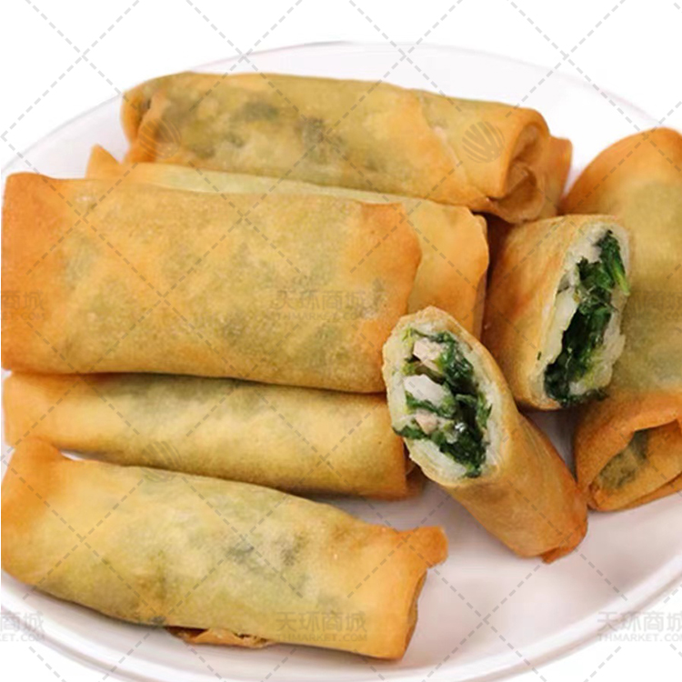 【江南之味】苏式大春卷/荠菜肉丝春卷 40g*20个*8包 ...