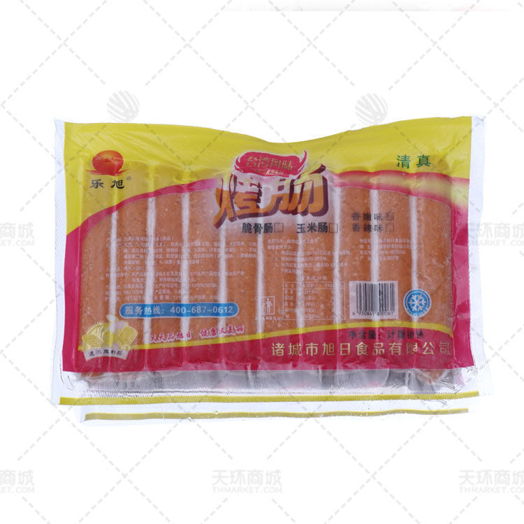 【乐旭】奥尔良脆骨肠/台湾烤肠70g *20支*12包	16...