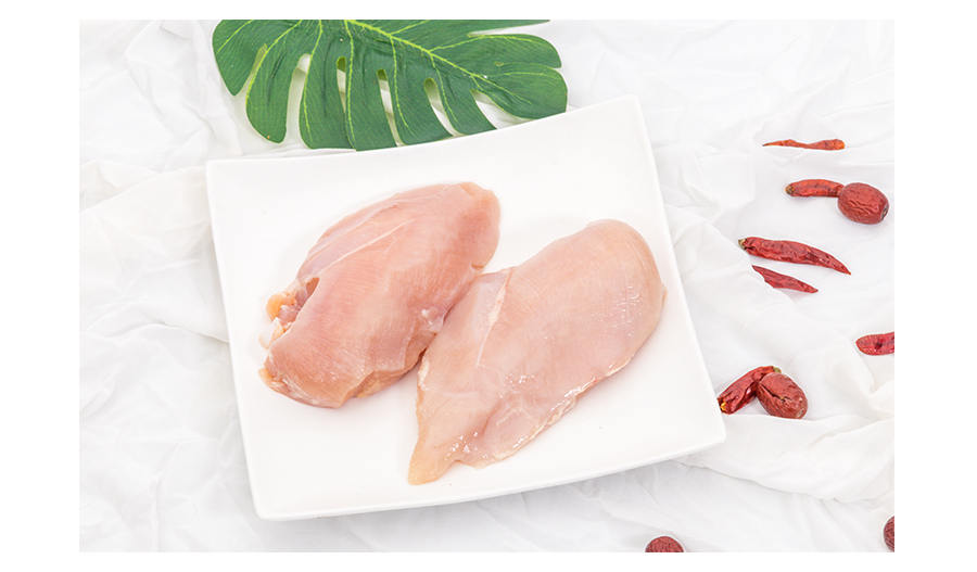 【鸿润】精修鸡胸肉/去油边鸡大胸 净重9.5kg/箱