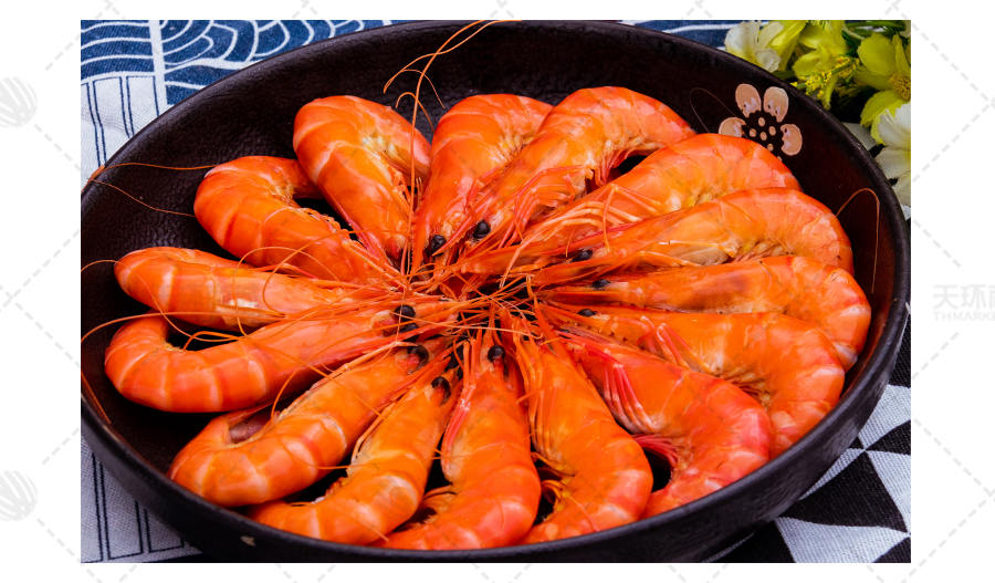 【bl】熟冻黑虎虾 多规格 800g*10盒 8kg/箱-天环商城