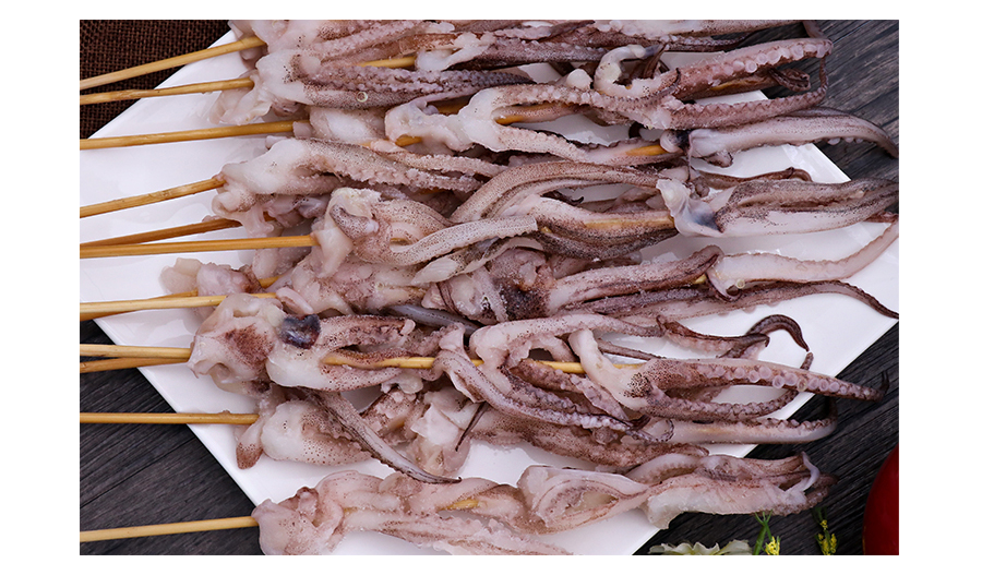 【福星台】 40g鱿鱼头串/鱿鱼须串 40g*20支*5包 包冰率10% 4kg/箱