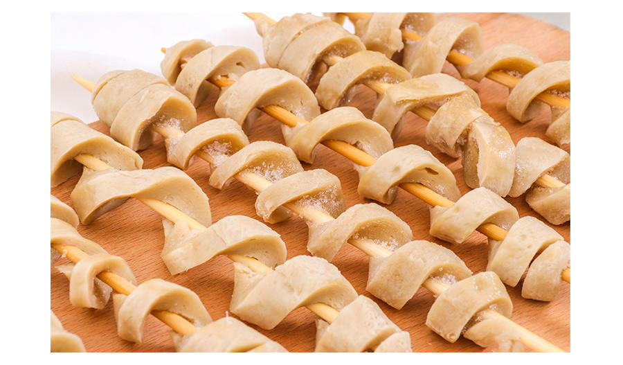 【王氏】面筋串(原味)800g/20支/包*10包 8kg/箱