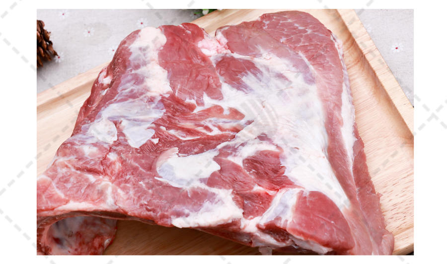 汉风古邑冻猪去颈前排10kg箱