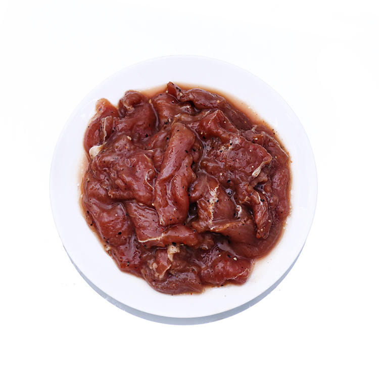 【乔畔鲜】黑椒肉片 1kg*10包 10kg/箱