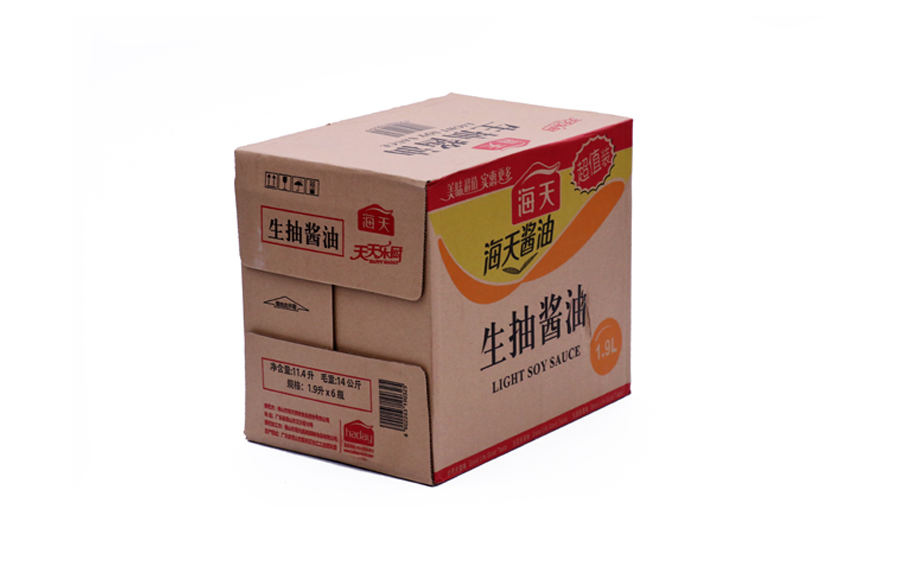 【海天】【常温】生抽酱油 1.9l*6瓶 11.4kg/箱