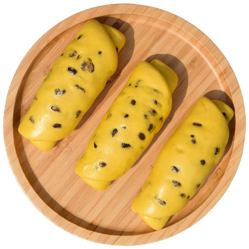 【百草谷雨】粗粮南瓜红豆卷80g 4包*25 8kg/箱