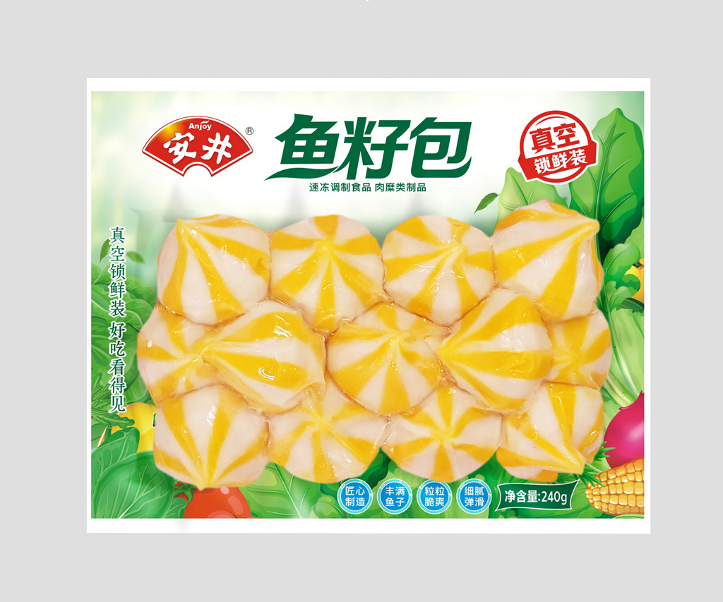 【安井】锁鲜装鱼籽包 240g/袋
