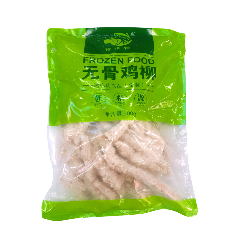【特味佳】无骨鸡柳/椒盐排条 0.9kg*10包 9kg/箱