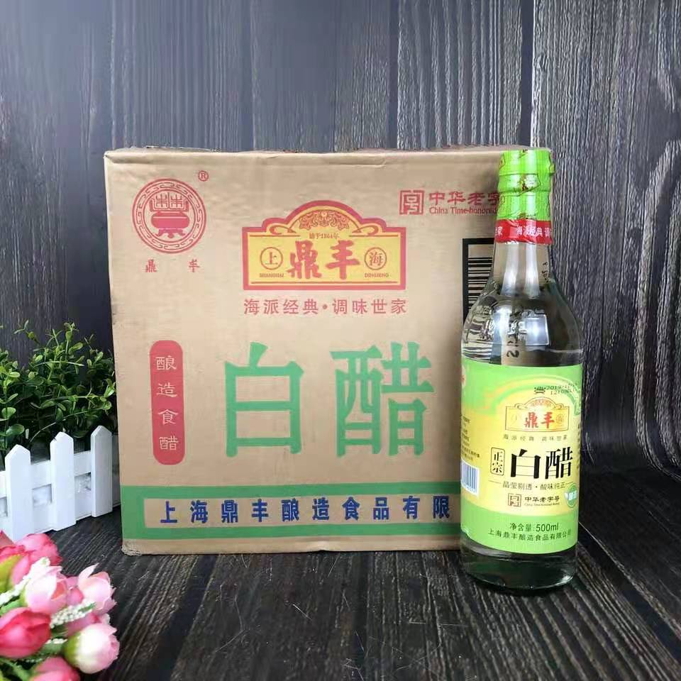 【鼎丰】白醋 500g*12瓶 6kg/箱